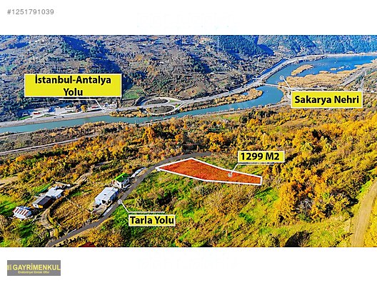GEYVE DEREKÖYDE 1299 M2 SAKARYA NEHRİ MANZARALI TARLA - SAKARYA GEYVE fotoğraf 5