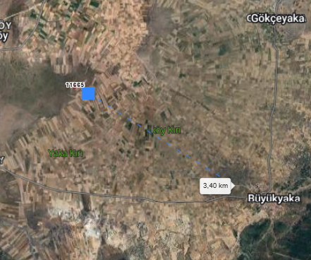 BURDUR YEŞİLOVA BÜYÜKYAKA KÖYÜ 1.300M² TARLA SATILIKTIR - BURDUR YEŞİLOVA fotoğraf 4