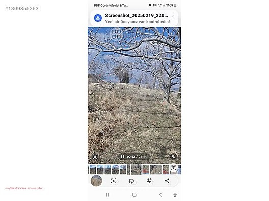 KEMER DE ŞEHİR MANZARALI 7500M2 İÇİNDE 50 KADAR YETİŞMİŞ CEVİZ - BURDUR KEMER fotoğraf 18