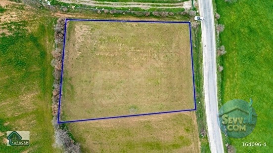 ALTIEYLÜL BAYAT KÖYÜNDE ASVALTA CEPHE TARLA - BALIKESİR ALTIEYLÜL fotoğraf 3