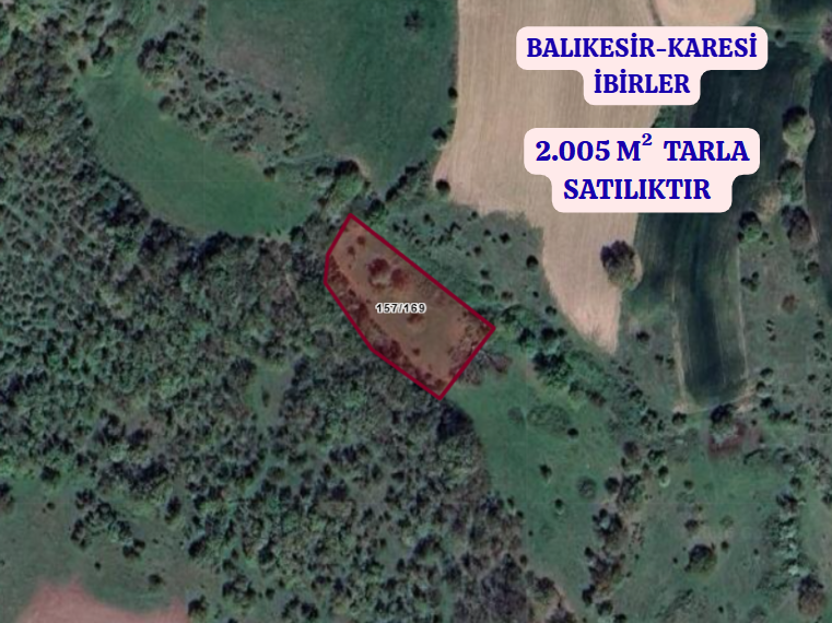 BALIKESİR KARESİ İBİRLER  KÖYÜNDE 2.005  M² TARLA  SATILIKTIR - BALIKESİR KARESİ fotoğraf 2