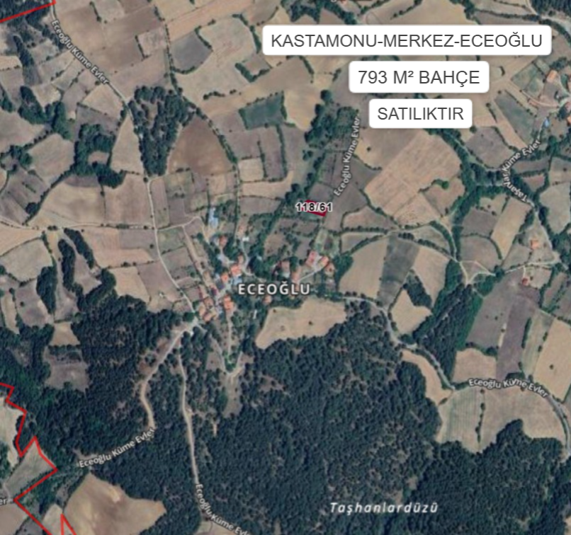 KASTAMONU MERKEZ ECEOĞLU KÖYÜ’NDE 793 M² BAHÇE SATILIKTIR - KASTAMONU MERKEZ fotoğraf 2