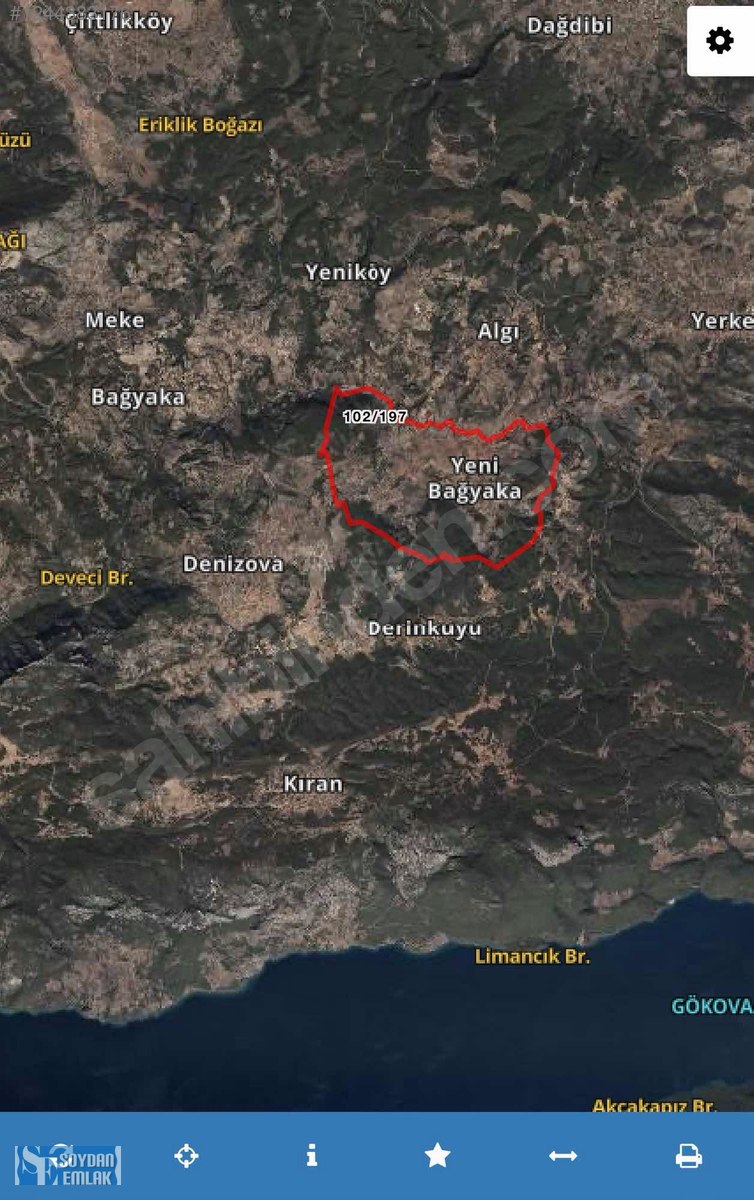 MUĞLA MENTEŞE YENİBAĞYAKA'DA 1990 m2 SATILIK ARAZİ - MUĞLA MENTEŞE fotoğraf 8