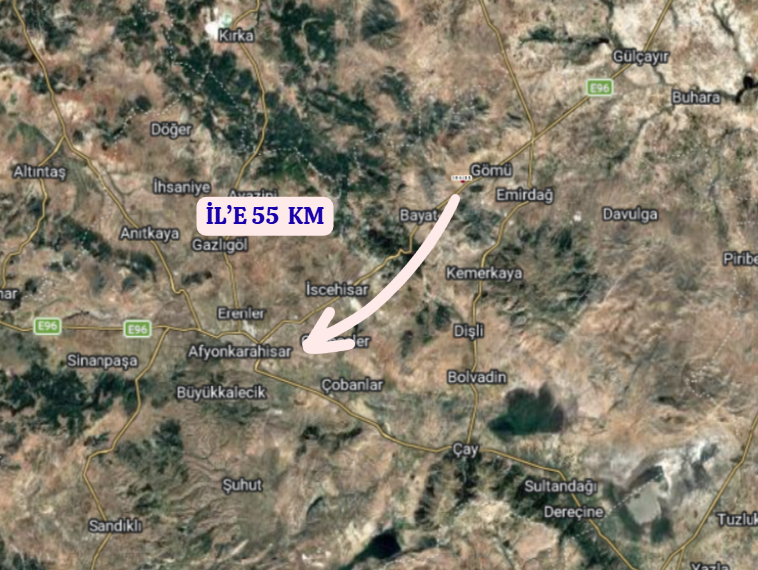 AFYONKARAHİSAR EMİRDAĞ YÜREĞİL   KÖYÜNDE 1.535  M²  TARLA  SATILIKTIR - AFYONKARAHİSAR EMİRDAĞ fotoğraf 6