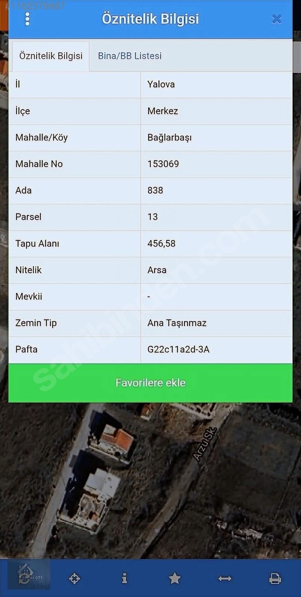 FULL DENİZ MANZARALI ( 6 ADET 2+1 VEYA 9 ADET 1+1'E UYGUN ) ARSA - YALOVA MERKEZ fotoğraf 6