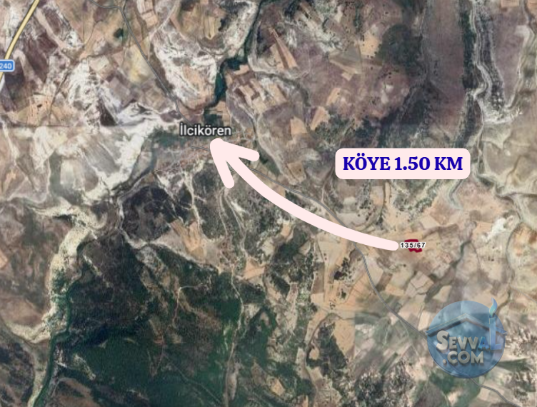 KÜTAHYA ÇAVDARHİSAR İLCİKÖREN  KÖYÜNDE  8.031 M²   TARLA  SATILIKTIR - KÜTAHYA ÇAVDARHİSAR fotoğraf 8