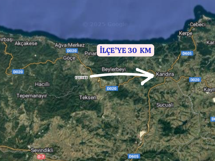 KOCAELİ KANDIRA YAĞCILAR  KÖYÜNDE 426  M² FINDIKLIK  SATILIKTIR - KOCAELİ KANDIRA fotoğraf 6