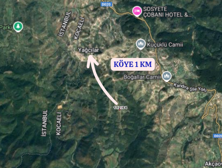 KOCAELİ KANDIRA YAĞCILAR  KÖYÜNDE 2.570 M² TARLA  SATILIKTIR - KOCAELİ KANDIRA fotoğraf 5