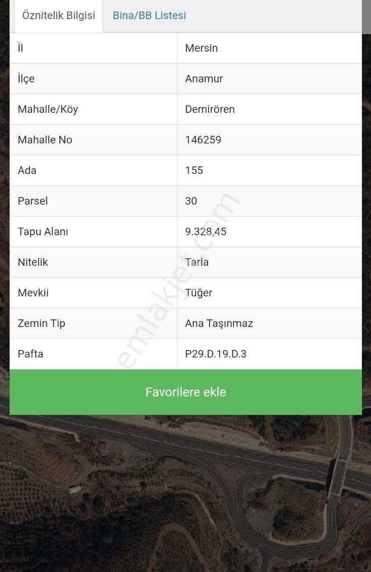 Anchor Gayrimenkul'den Demirören Mahallesin'de Satılık Tarla - MERSİN ANAMUR fotoğraf 7