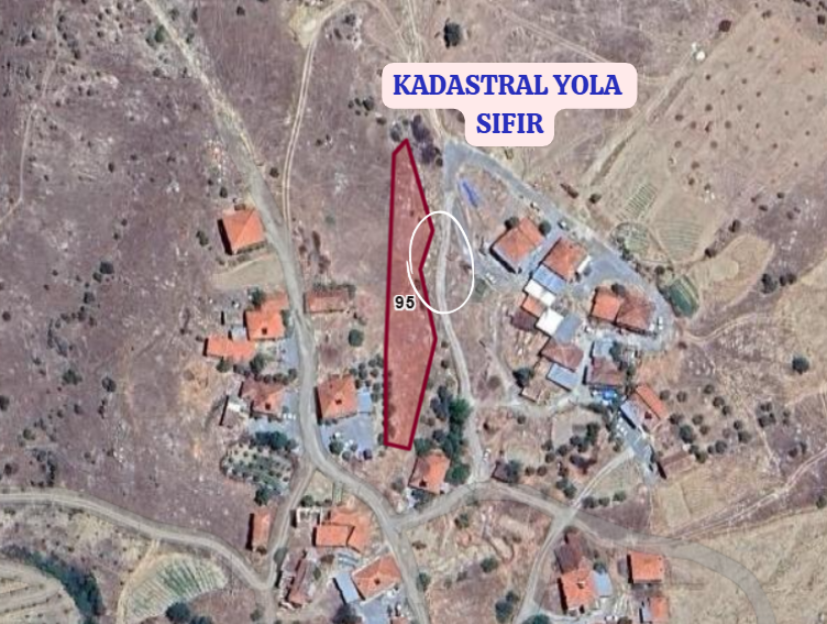 MANİSA KÖPRÜBAŞI İKİZKUYU  KÖYÜNDE  1.093 M² TARLA SATILIKTIR. - MANİSA KÖPRÜBAŞI fotoğraf 3