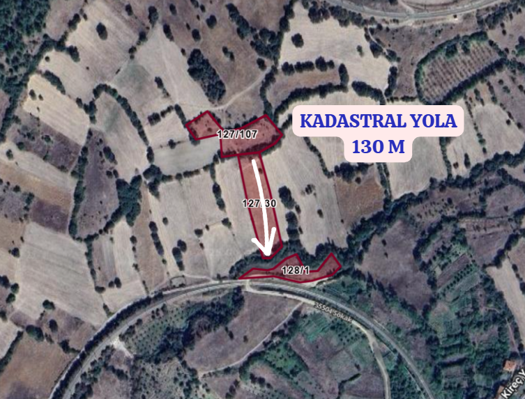 BALIKESİR DURSUNBEY KİREÇ   KÖYÜNDE  3.161 M²  TARLA  SATILIKTIR - BALIKESİR DURSUNBEY fotoğraf 3
