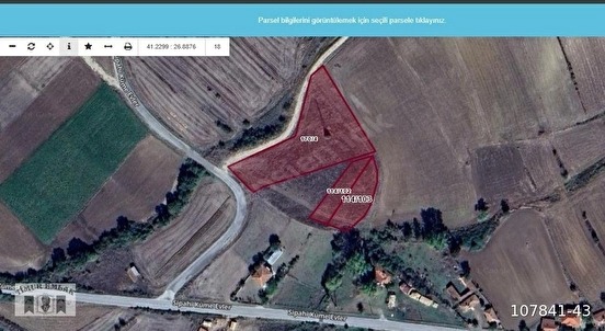 UZUNKÖPRÜ SİPAHİ KÖYÜNDE 851 M2 TEK TAPU %60 İMARLI ARSA - EDİRNE UZUNKÖPRÜ fotoğraf 2