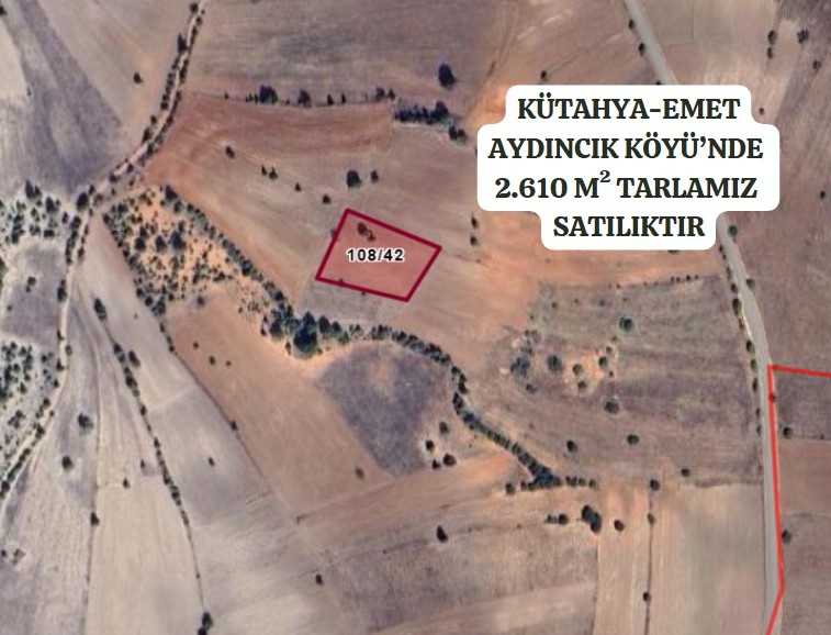 KÜTAHYA EMET AYDINCIK MEYDAN KÖYÜNDE 2610M² TARLAMIZ SATILIKTIR. - KÜTAHYA EMET fotoğraf 2