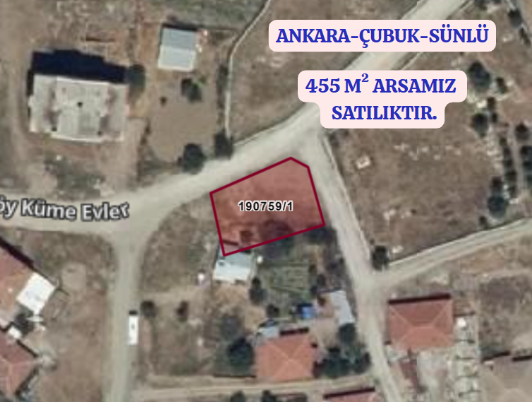 ANKARA ÇUBUK SÜNLÜ  KÖYÜNDE 455 M² ARSA SATILIKTIR - ANKARA ÇUBUK fotoğraf 2