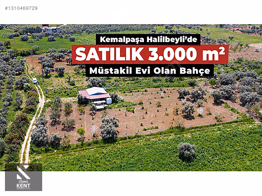 Kemalpaşa Halilbeylide Satılık 3000 m2 Bahçe 40 m2 Ev - İZMİR KEMALPAŞA fotoğraf 27