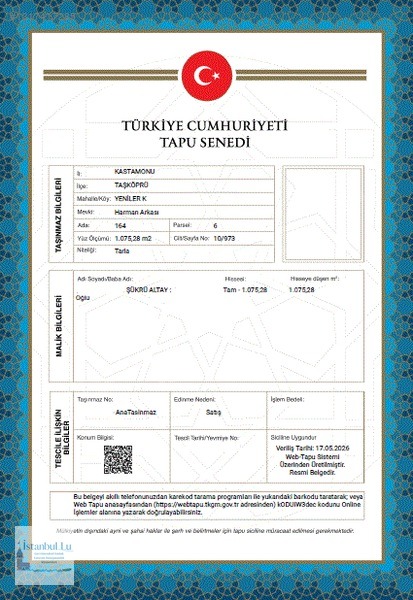 EVLERİN DİBİNDE İSTER YATIRIMLIK YAPIN İSTER KULLANIN - KASTAMONU TAŞKÖPRÜ fotoğraf 7