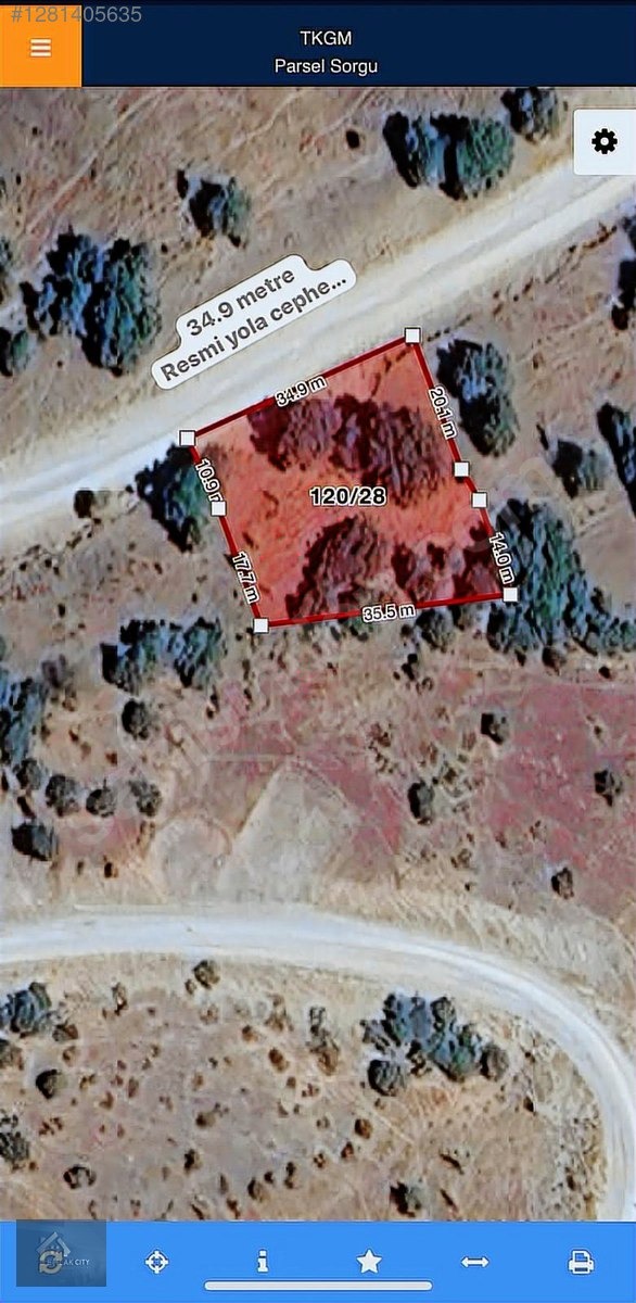 YATIRIM FIRSAT!! 1173 RESMİ (ARAÇ ) YOLUNA CEPHE ( TEK TAPU )... - BALIKESİR DURSUNBEY fotoğraf 7