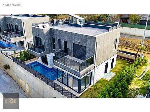 KUŞADASI SOĞUCAK 6+1 DENİZ MANZARALI ÖZEL HAVUZLU SATILIK VİLLA - AYDIN KUŞADASI fotoğraf 39