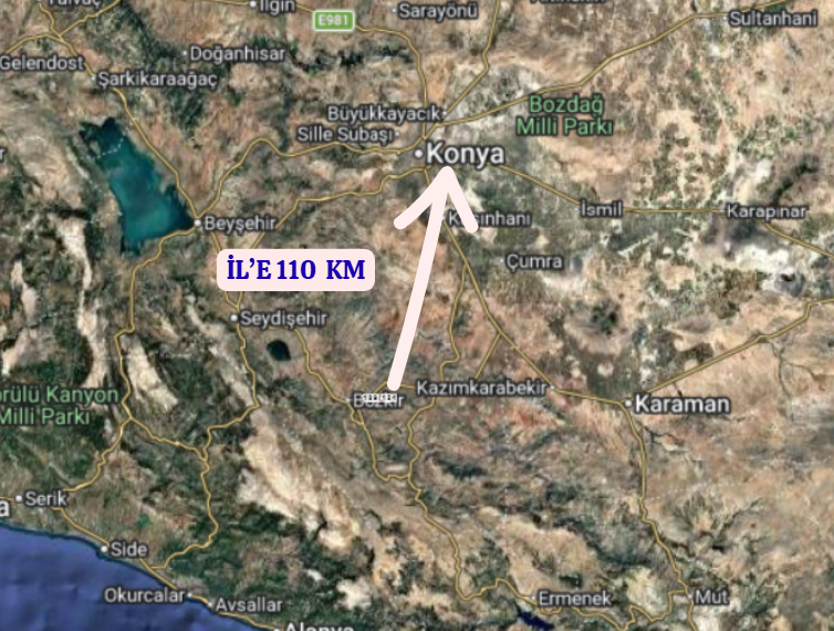KONYA BOZKIR HACILAR  KÖYÜNDE 134  M²  BAHÇE  SATILIKTIR - KONYA BOZKIR fotoğraf 7