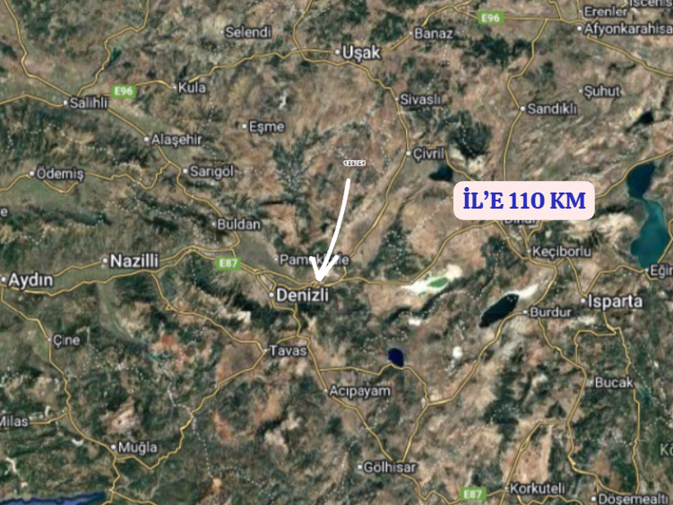 DENİZLİ BEKİLLİ POYRAZLI   KÖYÜNDE   1.239  M²  TARLA  SATILIKTIR - DENİZLİ BEKİLLİ fotoğraf 6