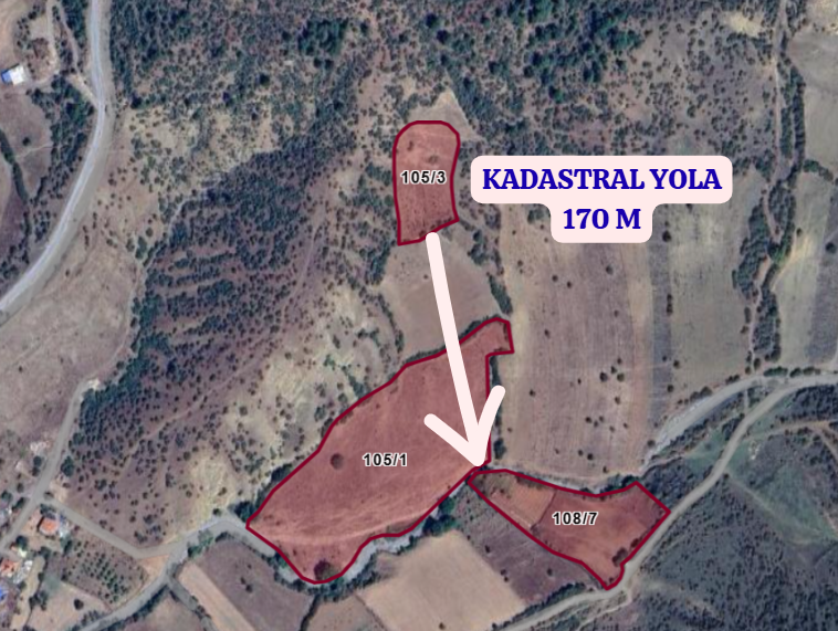KÜTAHYA TAVŞANLI BALIKÖY,ÇIVGALAR  KÖYÜNDE 3.636 M²  TARLA SATILIKTIR - KÜTAHYA TAVŞANLI fotoğraf 3
