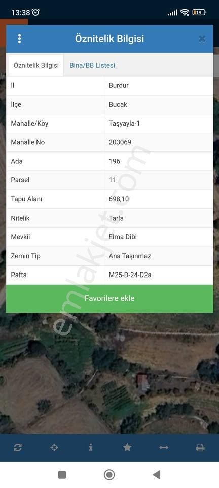 Burdur Bucak Taşyayla Satılık Bahçe Ve 1+1 Ev - BURDUR BUCAK fotoğraf 5