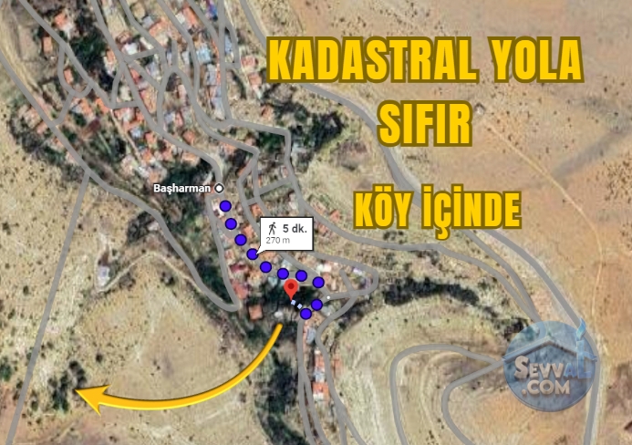 KARAMAN MERKEZ ZENGEN KÖYİÇİ İMARLI 133 M² BAHÇEMİZ SATILIKTIR. - Karaman Merkez fotoğraf 2