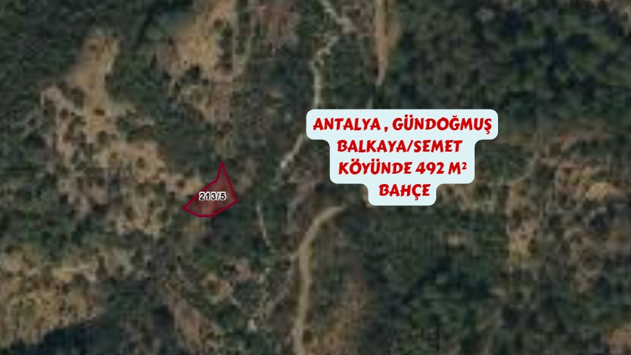ANTALYA GÜNDOĞMUŞ BALKAYA(SEMET) KÖYÜ 492M² BAHÇEMİZ SATILIKTIR - ANTALYA GÜNDOĞMUŞ fotoğraf 2