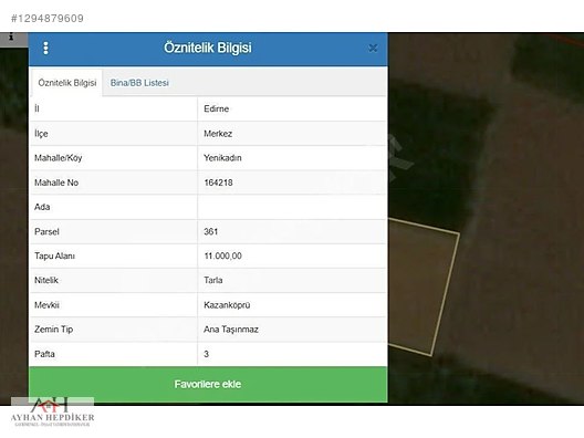 Edirne Merkez Yenikadın'da Kapıkule 69.550m² Satılık Araziler - EDİRNE MERKEZ fotoğraf 7