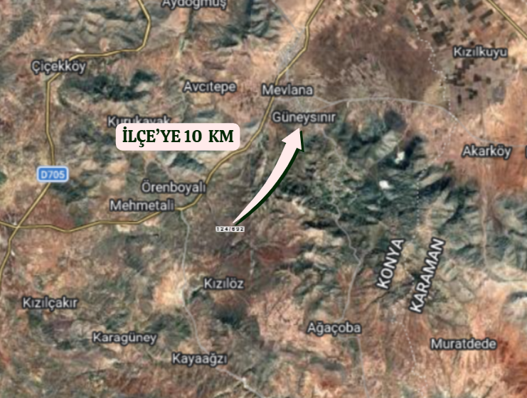 KONYA GÜNEYSINIR GÜRAĞAÇ  KÖYÜNDE  1.519   M²  BAĞ  SATILIKTIR - KONYA GÜNEYSINIR fotoğraf 5