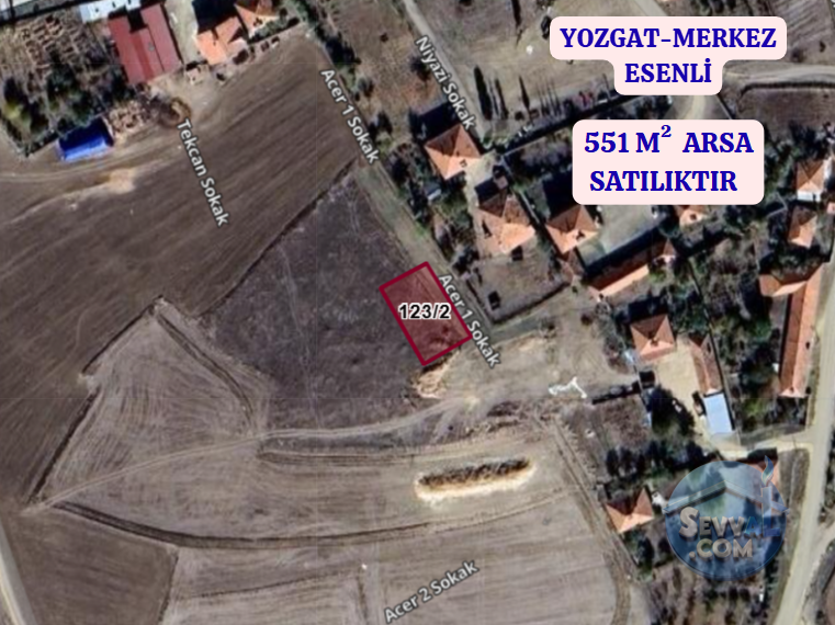 YOZGAT MERKEZ ESENLİ  KÖYÜNDE  551 M²  ARSA  SATILIKTIR - YOZGAT MERKEZ fotoğraf 2
