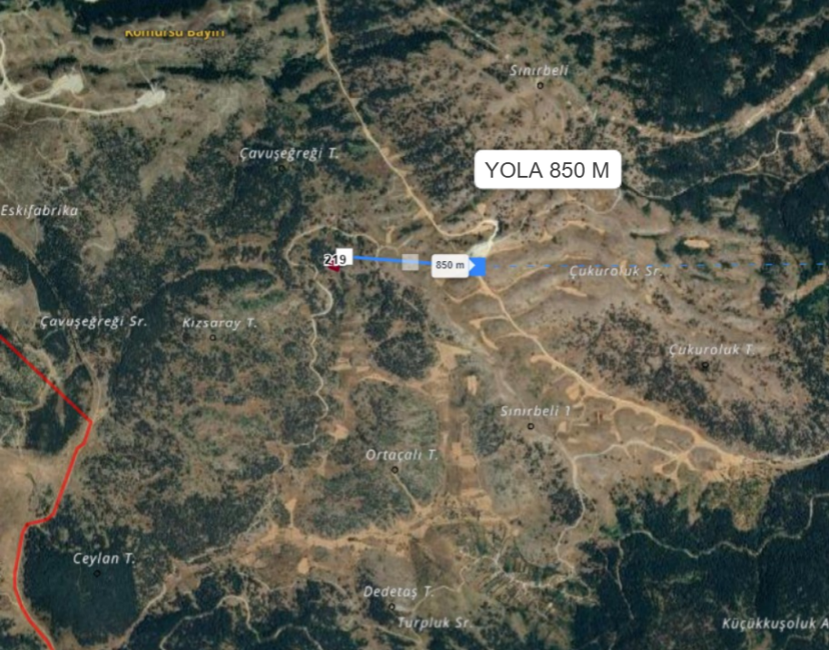 BİLECİK BOZÜYÜK CAMİLİYAYLA KÖYÜ ’NDE 4.300 M² TARLA SATILIKTIR - BİLECİK BOZÜYÜK fotoğraf 3