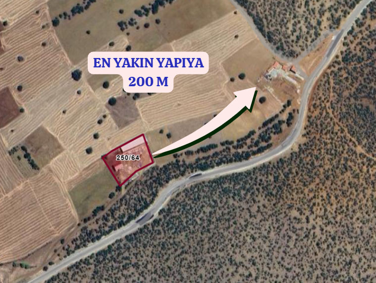 KONYA GÜNEYSINIR AĞRAS  KÖYÜNDE 3.462 M²  ÇİFTLİK  SATILIKTIR - KONYA GÜNEYSINIR fotoğraf 4