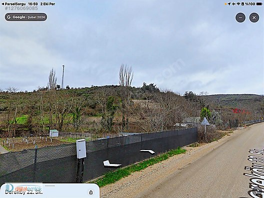 Mudanya Dereköyde köye yakın yola cephe Satılık 1.460 m2 - BURSA MUDANYA fotoğraf 2