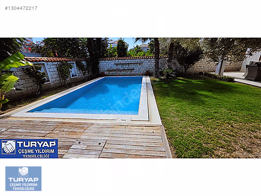 TURYAP ÇEŞME ALAÇATI YILLIK KİRALIK MÜSTAKİL HAVUZLU 7+1 VİLLA - İZMİR ÇEŞME fotoğraf 37