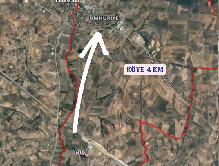 EDİRNE HAVSA CUMHURİYET KÖYÜNDE 15.780 M² TARLAMIZ SATILIKTIR - EDİRNE HAVSA fotoğraf 5