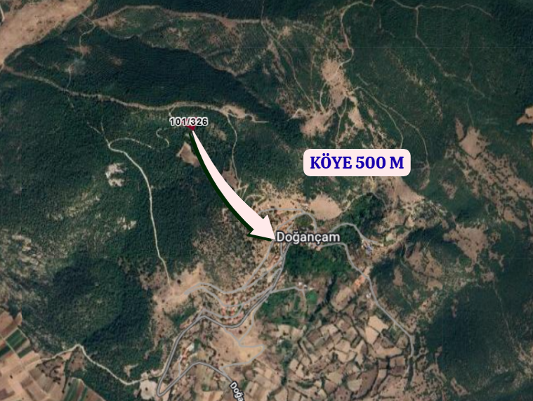 BALIKESİR BİGADİÇ DOĞANÇAM  KÖYÜNDE 1.598  M²  TARLA  SATILIKTIR - BALIKESİR BİGADİÇ fotoğraf 4