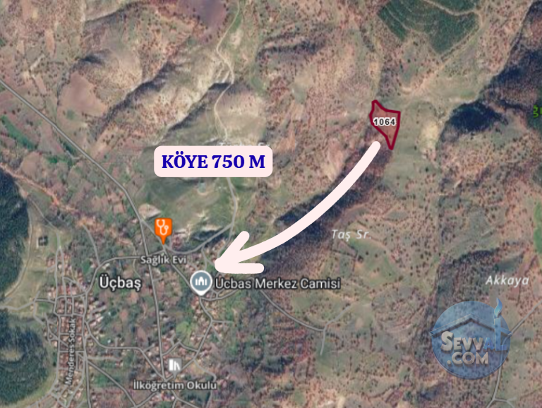 KÜTAHYA ŞAPHANE ÜÇBAŞ  KÖYÜNDE 11.850 M²  TARLA  SATILIKTIR - KÜTAHYA ŞAPHANE fotoğraf 4