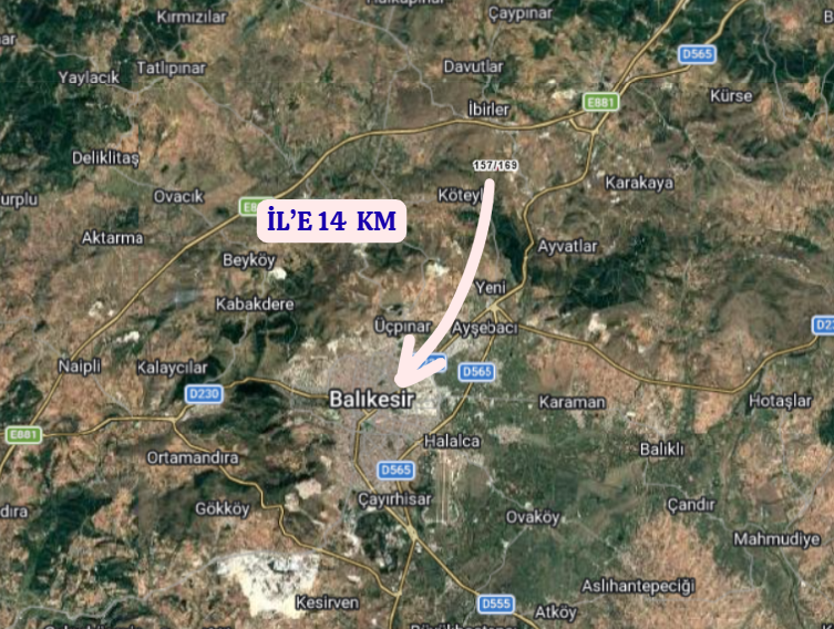 BALIKESİR KARESİ İBİRLER  KÖYÜNDE 2.005  M² TARLA  SATILIKTIR - BALIKESİR KARESİ fotoğraf 6