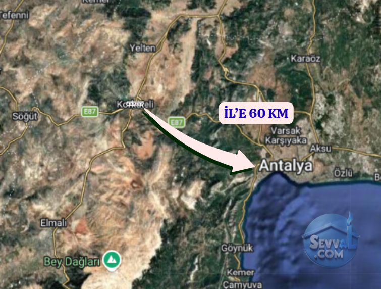 ANTALYA KORKUTELİ KİREMİTLİ  KÖYÜNDE  HİSSELİ 110 M²  DÜKKAN  SATILIKTIR - ANTALYA KORKUTELİ fotoğraf 5