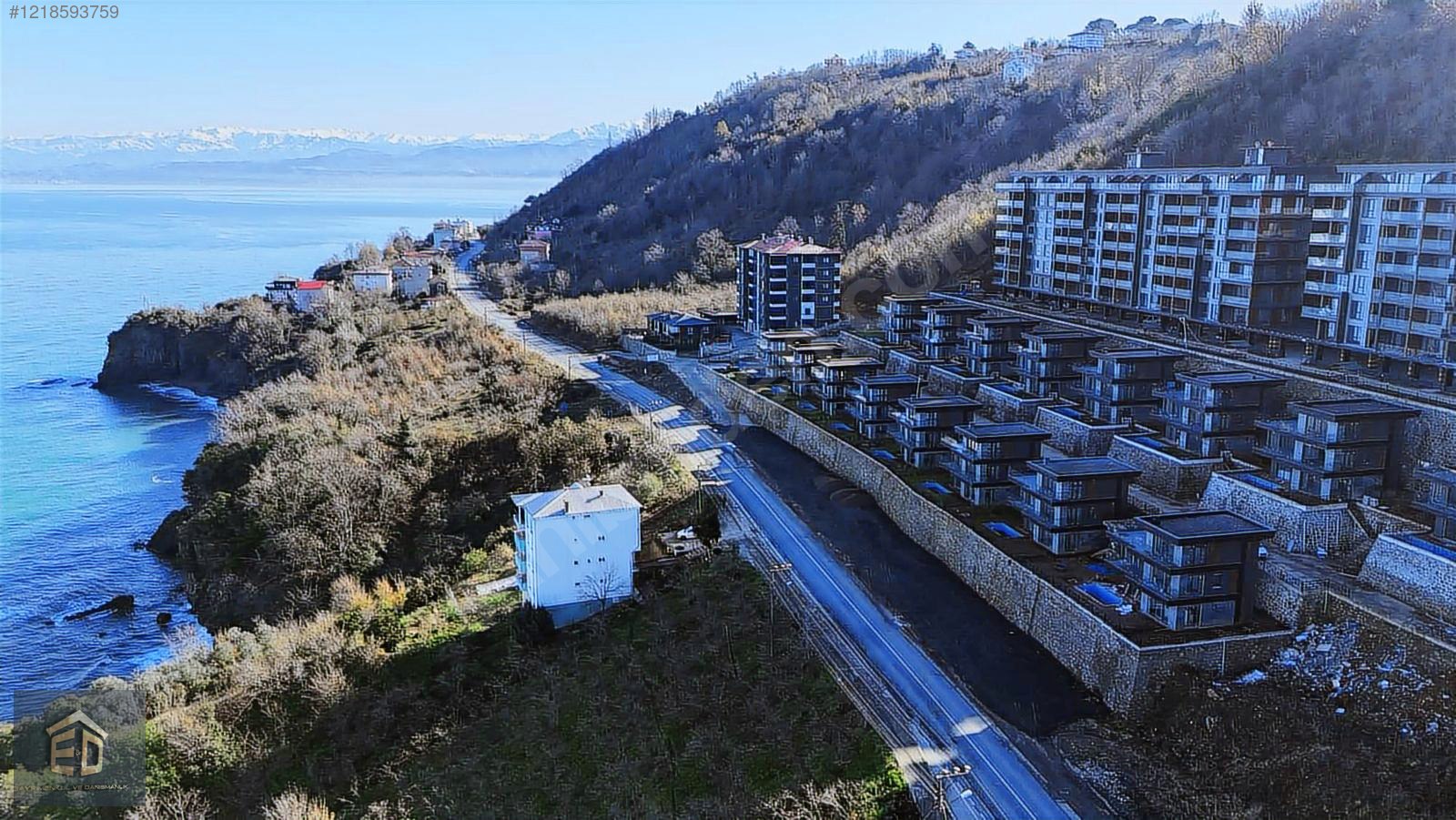 KALECİK'DE BLACKSEA SİTESİNDE SATILIK 3+1 DENİZ MANZARALI DAİRE - TRABZON ARAKLI fotoğraf 4