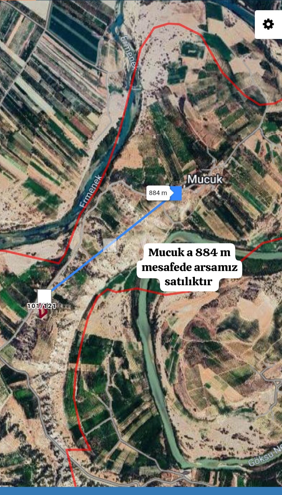   MERSİN MUT MUCUK KÖYÜ 2.364M² TARLAMIZ SATILIKTIR.   - MERSİN MUT fotoğraf 4