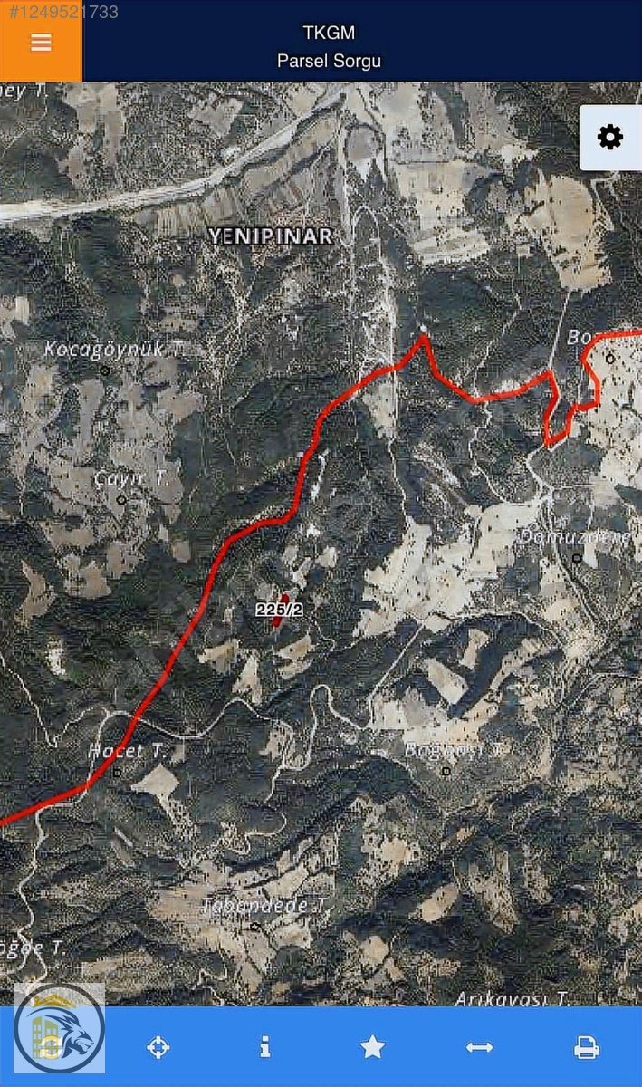 ASLAN EMLAK'TAN SATILIK KÜTAHYA HİSARCIKTA 1509 M2 AĞAÇLI TARLA - KÜTAHYA HİSARCIK fotoğraf 15