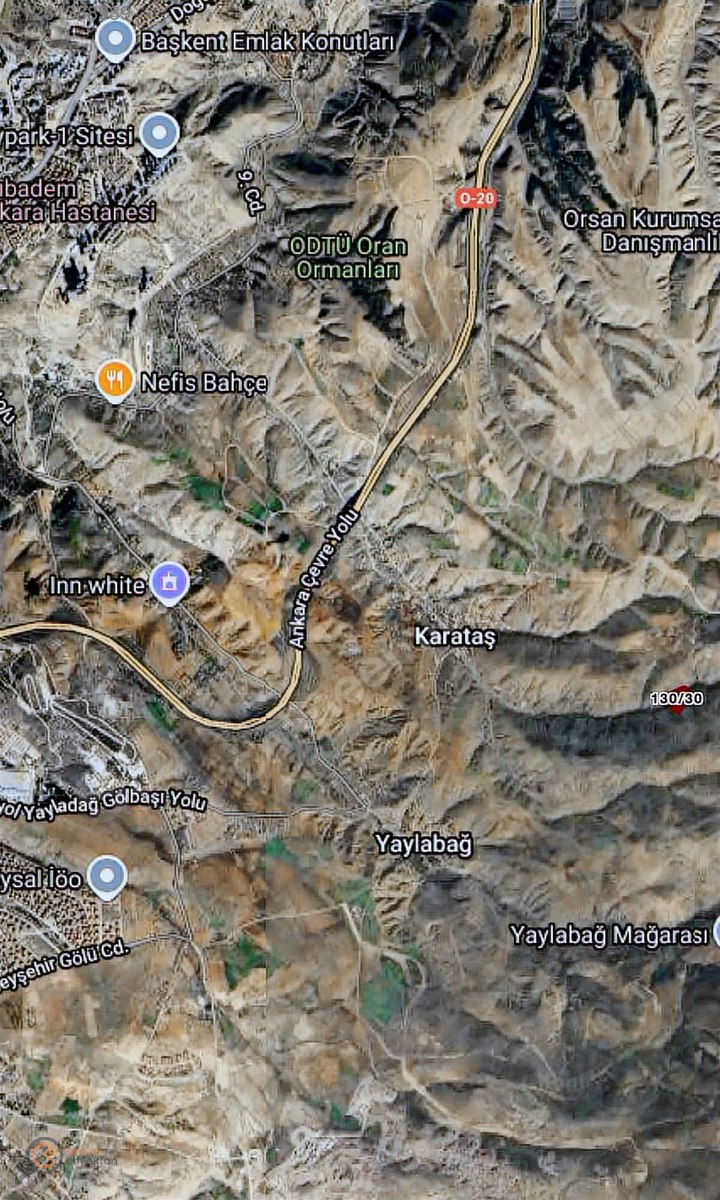 ONLİNE EMLAKTAN ÇANKAYA KARATAŞ MH İMARA SINIR 5500 m2 - ANKARA ÇANKAYA fotoğraf 5