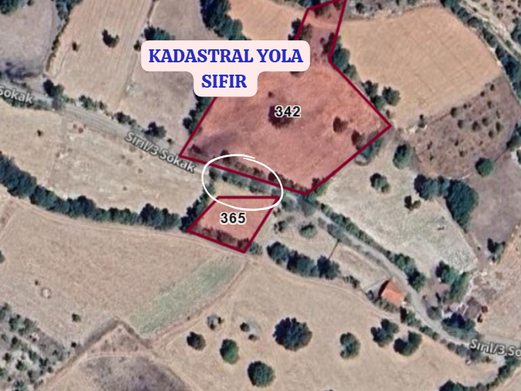 BURSA ORHANELİ SIRIL KÖYÜNDE 630 M² TARLA SATILIKTIR - BURSA ORHANELİ fotoğraf 3