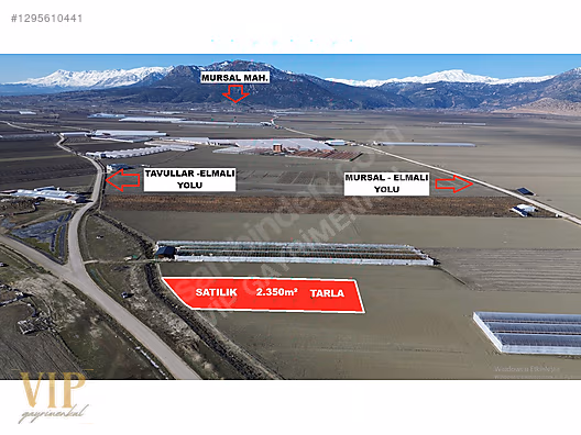 VİP GAYRİMENKUL'den PİRHASANLAR MAH. 2.350m² TARLA - ANTALYA ELMALI fotoğraf 10