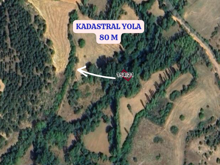 KÜTAHYA GEDİZ YENİGÜNEY   KÖYÜNDE 100  M² TARLA  SATILIKTIR - KÜTAHYA GEDİZ fotoğraf 3