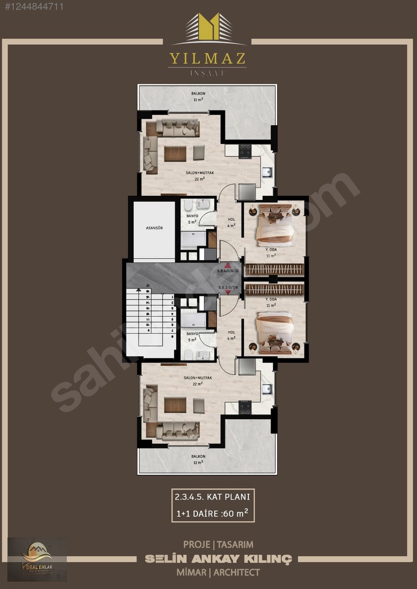 ANAMUR YEŞİLYURT MERKEZDE SATILIK 1+1 DAİRELER - MERSİN ANAMUR fotoğraf 3