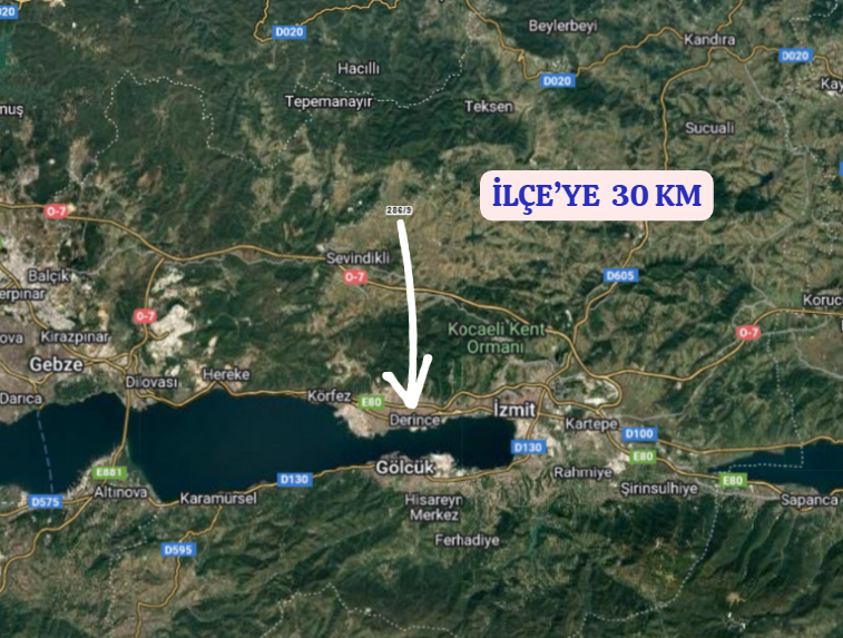 KOCAELİ DERİNCE KARAGÖLLÜ  KÖYÜNDE   97  M²  TARLA  SATILIKTIR - KOCAELİ DERİNCE fotoğraf 10