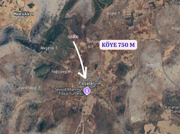 UŞAK KARAHALLI PAŞALAR  KÖYÜNDE 3.954  M²  BAĞ  SATILIKTIR  - UŞAK KARAHALLI fotoğraf 4